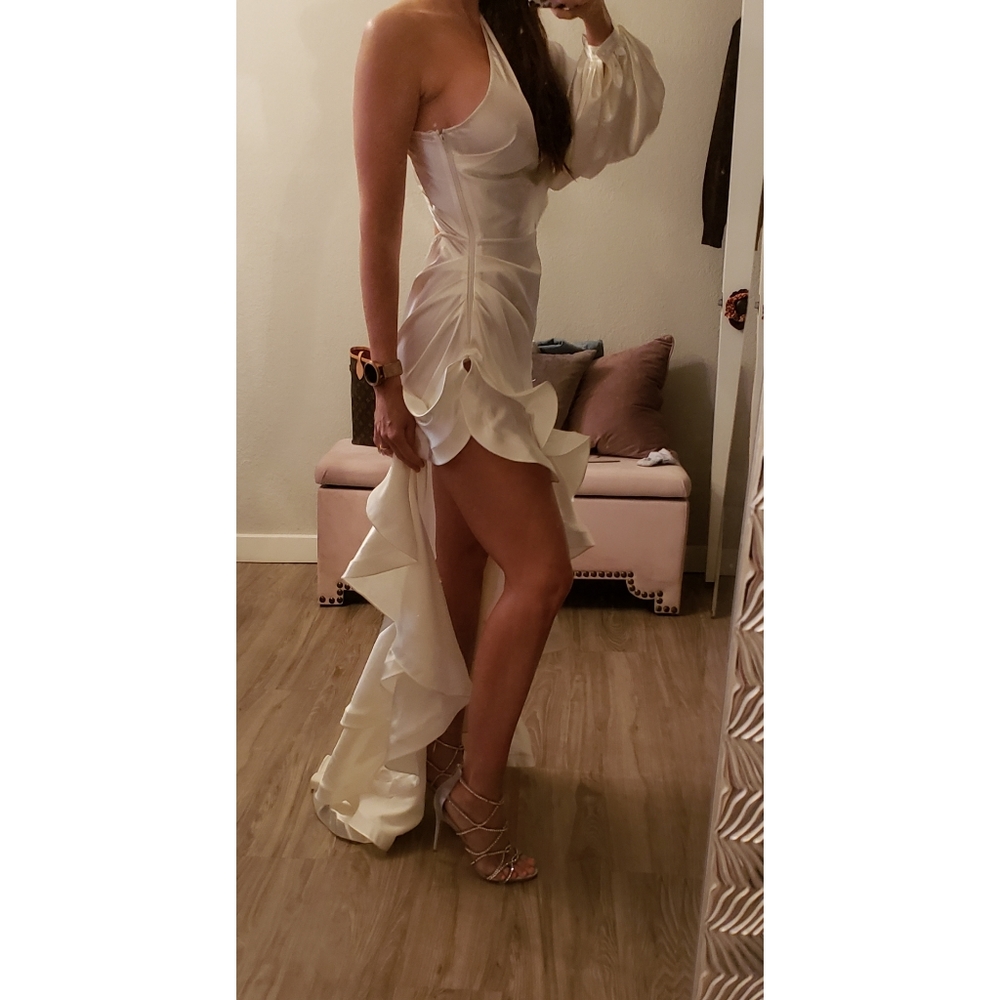 Bronx and Banco Monica Gown in White - Picture 5 of 12